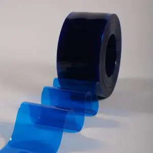 Bulk Rolls - Transparent Blue Flat 200mm X 2mm, 50m